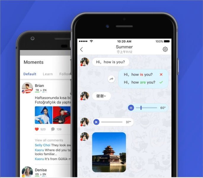 best app to talk to foreigners