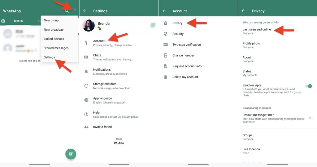 Prevent strangers from seeing your WhatsApp information