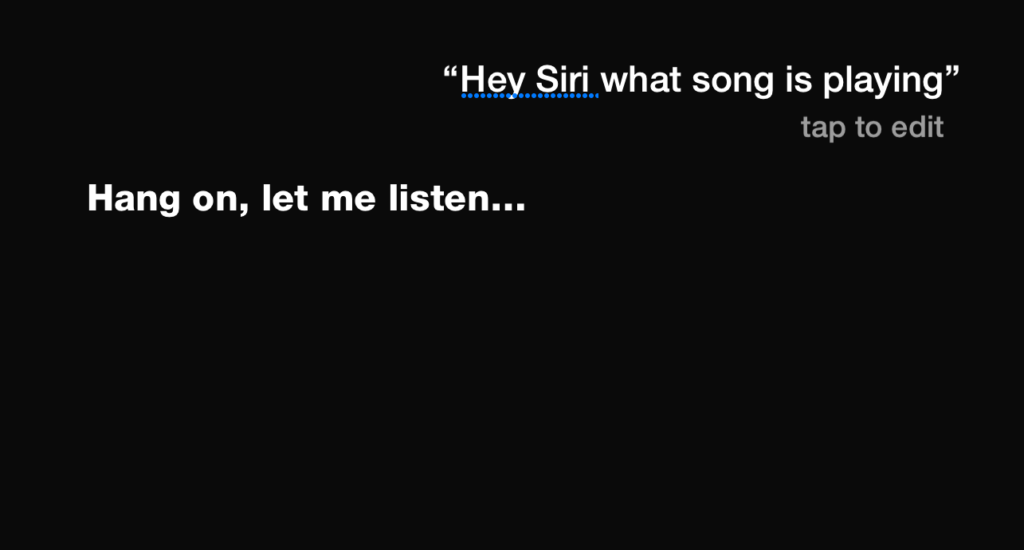 Ask Siri iPhone Music Recognition