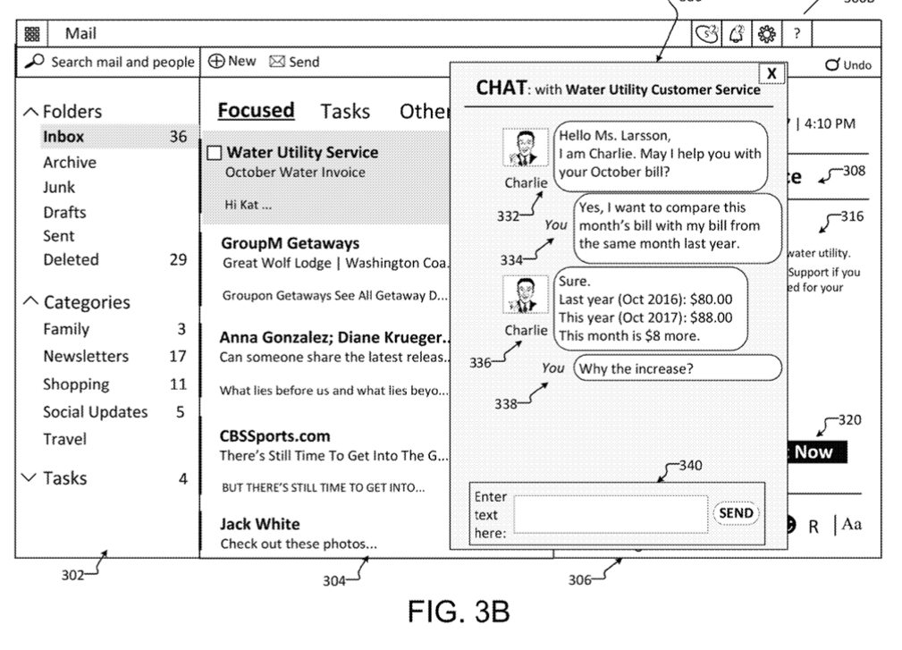 The Microsoft patent that combines Chat and Email