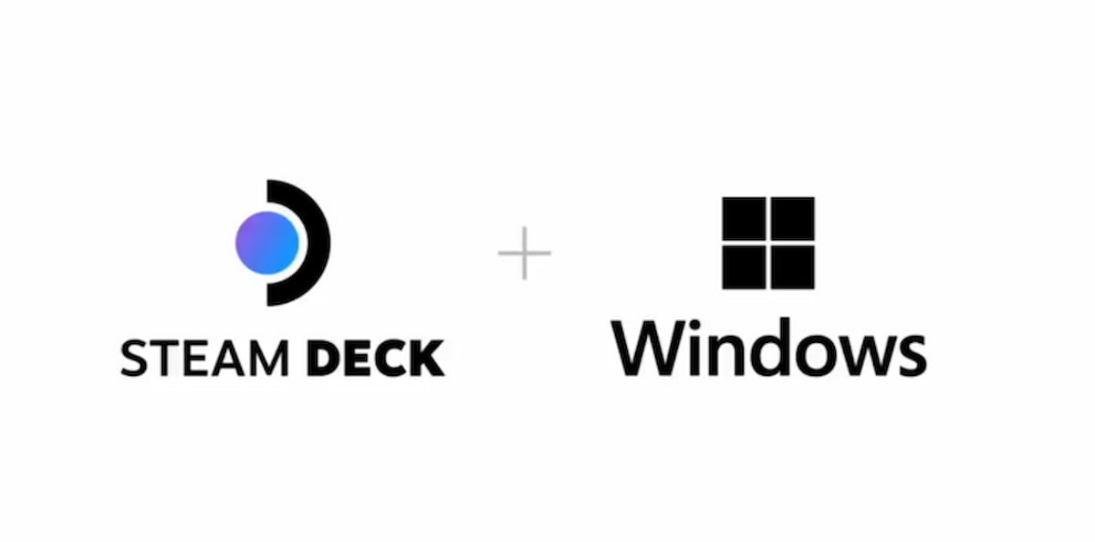 Image showing the Steam Deck and Windows logo