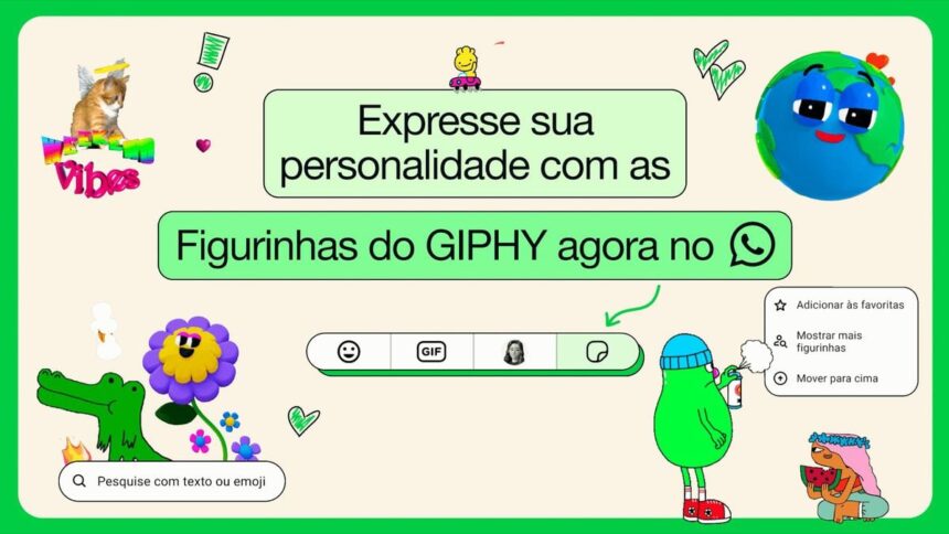 WhatsApp lets you send animated Giphy Stickers in chats