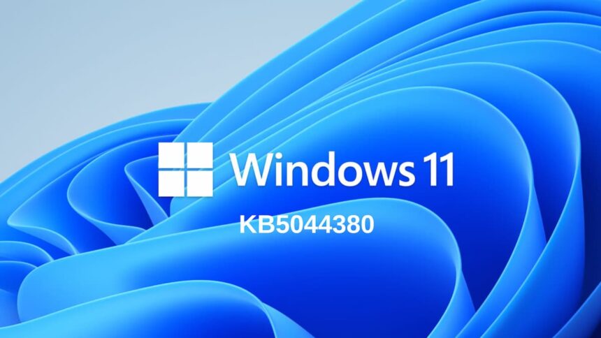 Cumulative Update KB5044380 for Windows 11