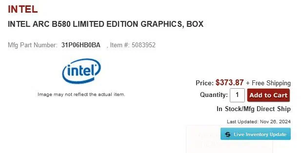 Battlemage” graphics card price