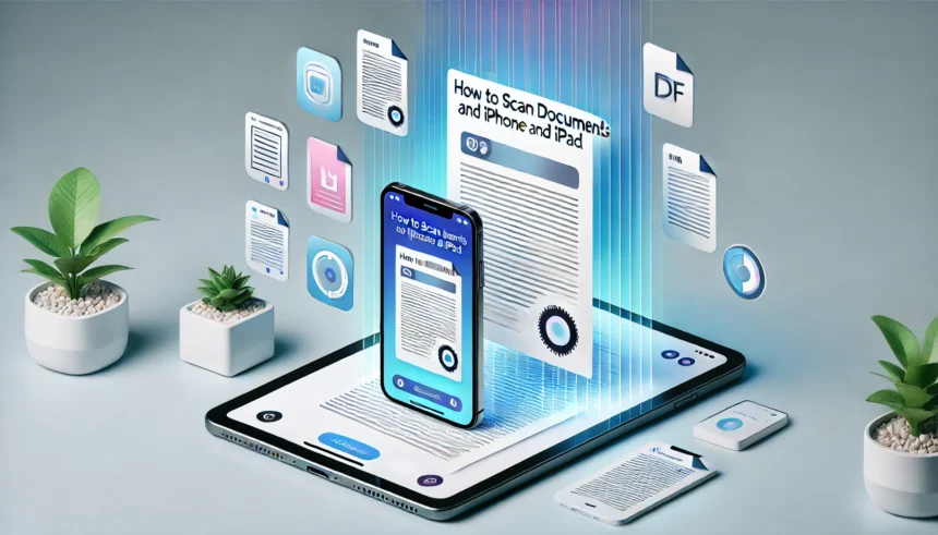 Scan Documents and PDF On iPhone and iPad