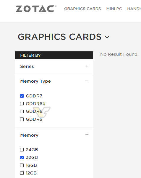 Graphic Card Zotac Website