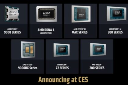 AMD has presented its new family of Zen 5 processors at CES 2025