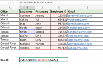 How to Use the VLOOKUP Function in Excel