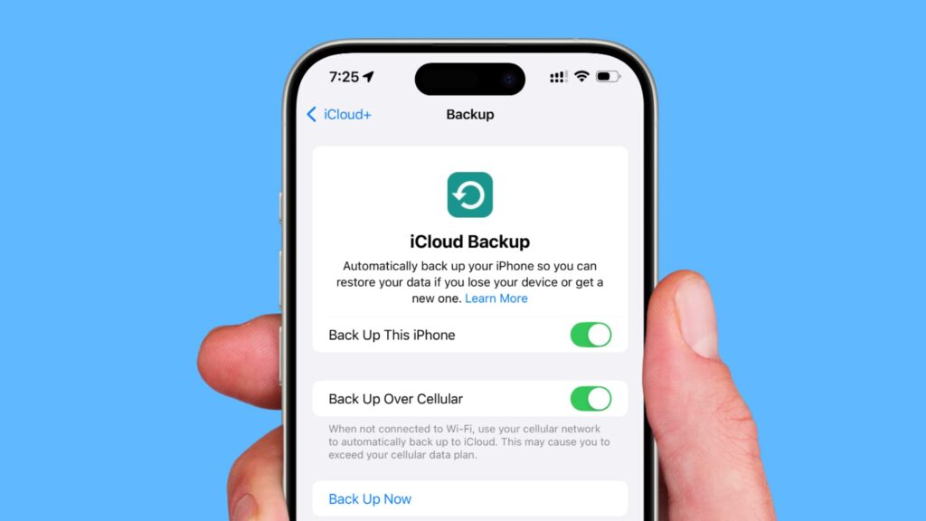 iCloud backup